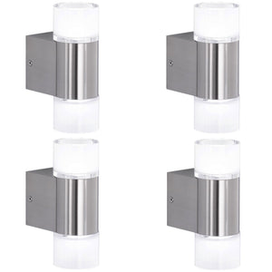 4er-Set LED Wandleuchten Strahler Wandlampe inkl. Leuchtmittel