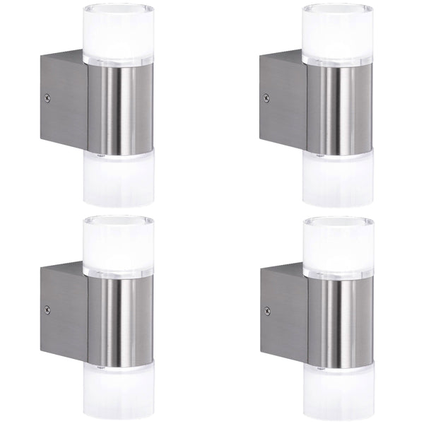 4er-Set LED Wandleuchten Strahler Wandlampe inkl. Leuchtmittel