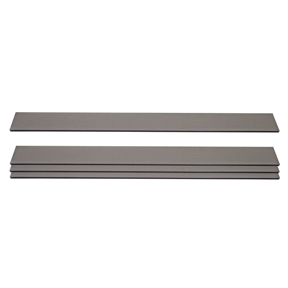 4er Set WPC Sichtschutz Latten Windschutz Bretter 1qm grau Savon