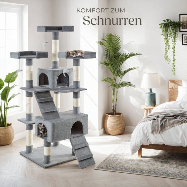 Kratzbaum Barney 170cm grau