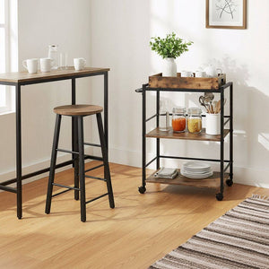 Servierwagen Worcester Industrial Holz dunkel, rustikal