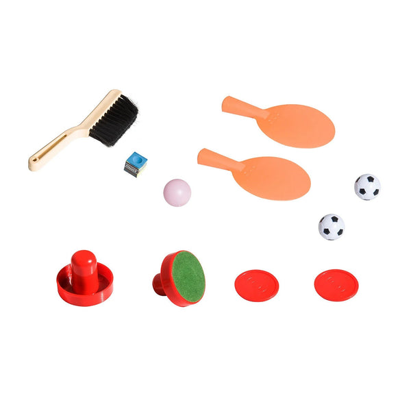 4in1 Spieletisch Tischfussball Tischtennis Hockey Billard