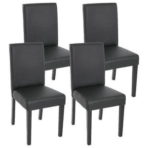 4x Esszimmerstuhl schwarz matt