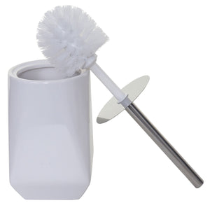 5-teiliges Badset Badaccessoires Keramik weiss