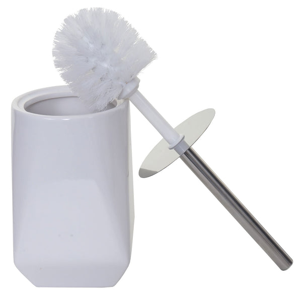 5-teiliges Badset Badaccessoires Keramik weiss