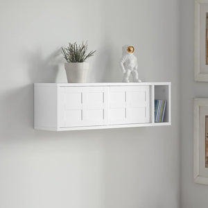 Wandgarderobe | Hängeregal | Flurgarderobe Weiss FHK18-W