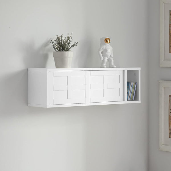 Wandgarderobe | Hängeregal | Flurgarderobe Weiss FHK18-W