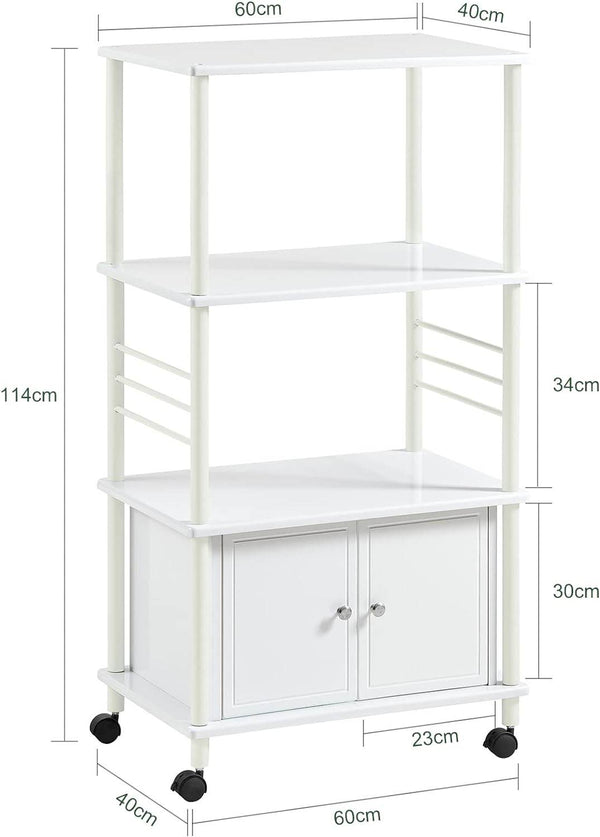 Mikrowellenschrank | Küchenschrank | Mehrzweckschrank Weiss FRG12-W