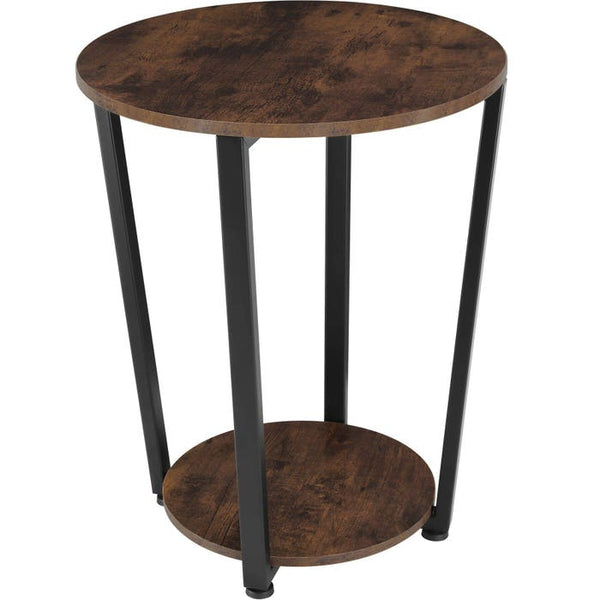 Beistelltisch Swindon Industrial Holz dunkel, rustikal