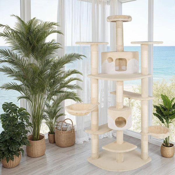 Kratzbaum Fippi beige/weiss