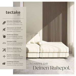 Sonic Wall Holzoptik in Eiche dunkel 4er Set Eiche dunkel 4er Set
