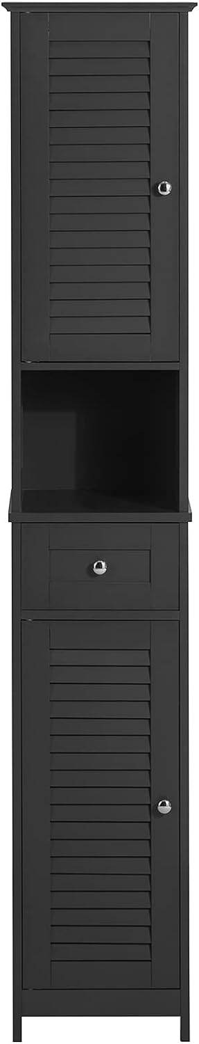 Bad Hochschrank | Badschrank | Badregal Grau | FRG236-DG