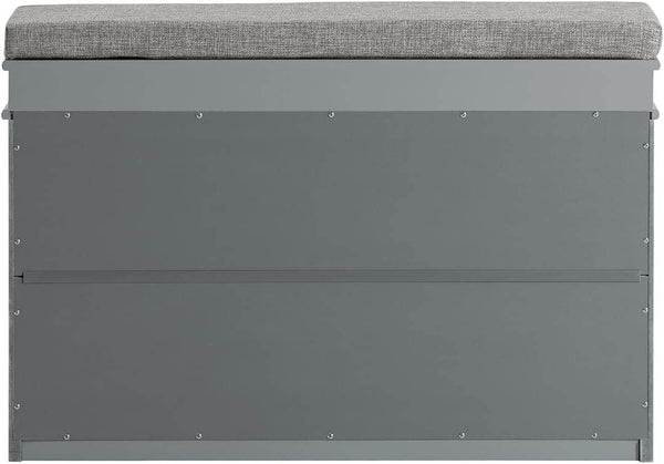 Schuhkipper Schuhbank Sitzbank Schuhkommode Schuhschrank Hellgrau FSR82-L-HG