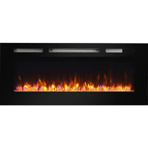 BALDERIA Fiamma 48" Elektrischer Einbaukamin LED 3D-Flammeneffekt 2000W
