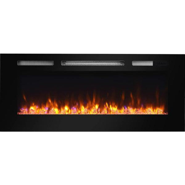 BALDERIA Fiamma 48" Elektrischer Einbaukamin LED 3D-Flammeneffekt 2000W