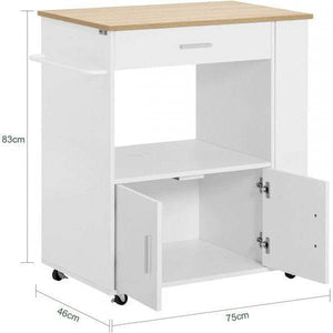 Küchenwagen | Sideboard | Servierwagen | Kücheninsel | Weiss