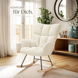 Schaukelstuhl Torve beige