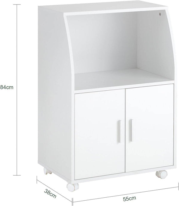 Getränkewagen | Küchenschrank | Mikrowellenschrank Weiss