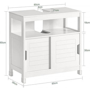 Waschbeckenunterschrank Weiss | Badezimmerschrank | Badmöbel Landhaus