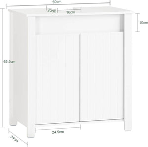 Waschbeckenunterschrank | Badschrank | Waschtisch | Weiss BZR101-W