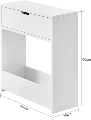 Nischenregal | Badezimmerschrank | Nischenschrank Weiss BZR48-W