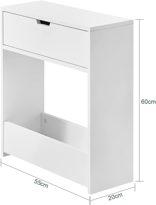 Nischenregal | Badezimmerschrank | Nischenschrank Weiss BZR48-W