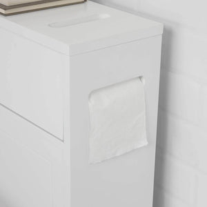 Badrollwagen | Nischenregal | Badschrank Weiss BZR31-W