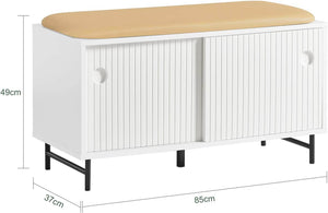 Garderobenbank | Sitzbank | Dielenbank | Schuhbank | FSR116-W