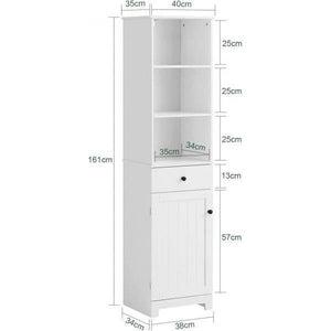 Bad Hochschrank Badschrank Badregal Weiss