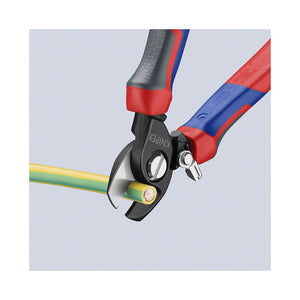 KNIPEX Kabelschere mit Öffnungsfeder