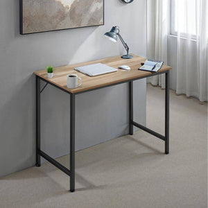 Schreibtisch Jenkins Industrial Holz hell, Eiche Sonoma 80 cm