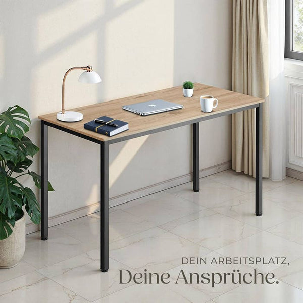 Schreibtisch Vanport Industrial Holz hell, Eiche Sonoma