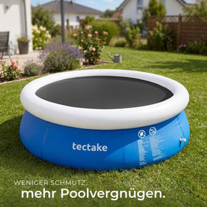 Pool-Solarfolie rund schwarz Ø 250 cm