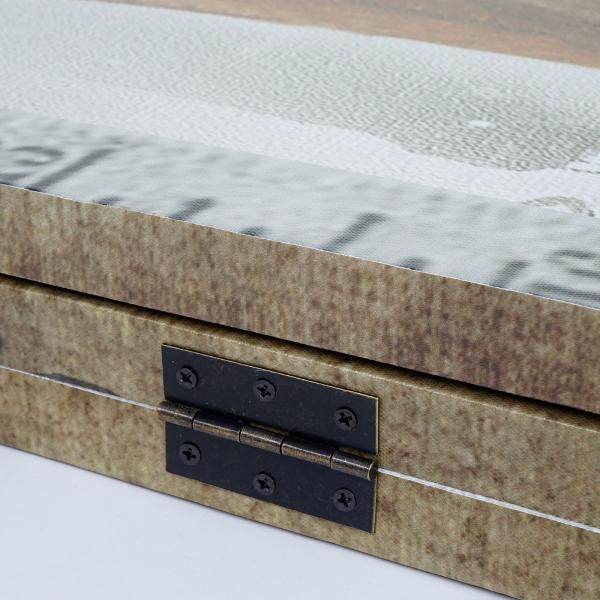 Foto-Paravent Vintage, Raumteiler Trennwand, Glitzer Retro Fashion FSC-zertifiziert ~ 180x120cm
