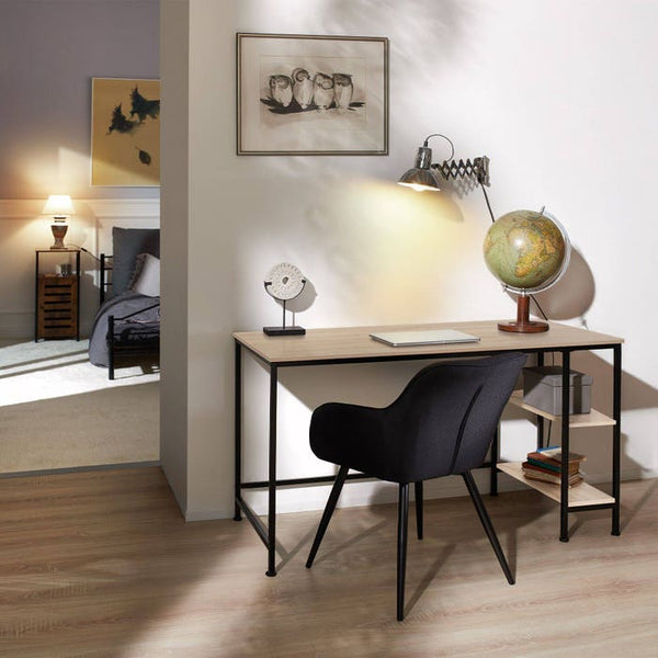 Schreibtisch Donegal Industrial Holz hell, Eiche Sonoma
