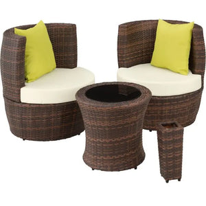 Aluminium Rattan Sitzgruppe Nizza