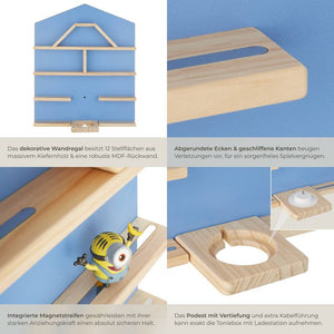 Wandregal Mylittle Story blau