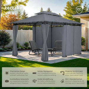 Gartenpavillon Emine anthrazit