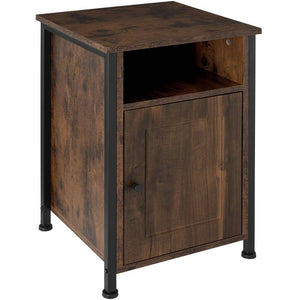 Nachttisch Blackburn 40x42x60,5cm Industrial dunkelbraun