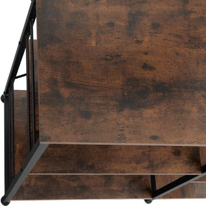 Küchenregal Crawley Industrial Holz dunkel, rustikal