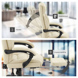 Jillien office chair, beige 
