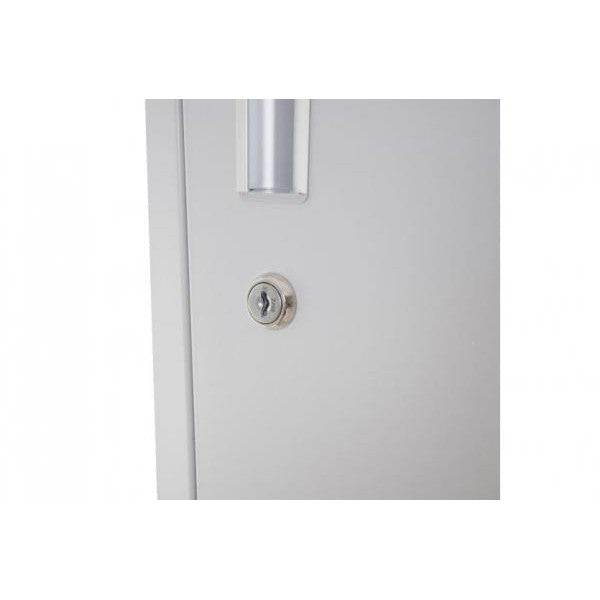 Schliessfach, Schliessfachschrank Umkleidekabine Spind, Metall 18 Fächer