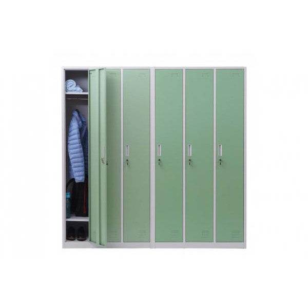 Schliessfach, Spind Umkleidekabine Schliessfachschrank, Metall 6 Fächer