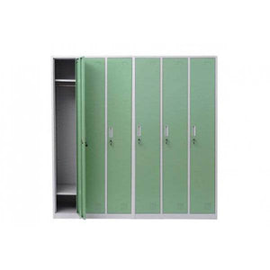 Schliessfach, Spind Umkleidekabine Schliessfachschrank, Metall 6 Fächer