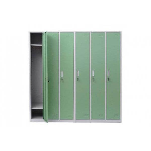 Schliessfach, Spind Umkleidekabine Schliessfachschrank, Metall 6 Fächer
