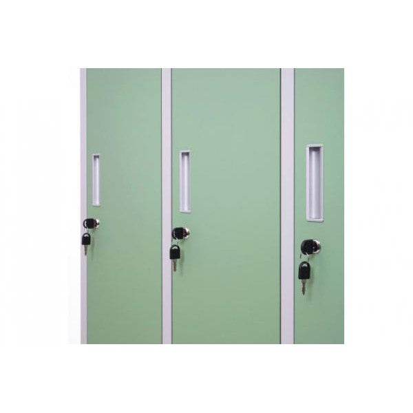 Schliessfach, Spind Umkleidekabine Schliessfachschrank, Metall 6 Fächer