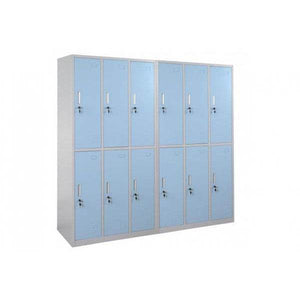 Schliessfach, Schliessfachschrank, Umkleidekabine, Spind, Metall 12 Fächer