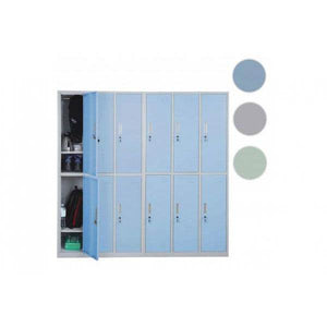 Schliessfach, Schliessfachschrank, Umkleidekabine, Spind, Metall 12 Fächer