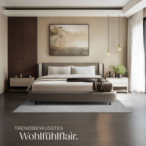 Short pile carpet Soft Zone gray 140 x 200 cm 