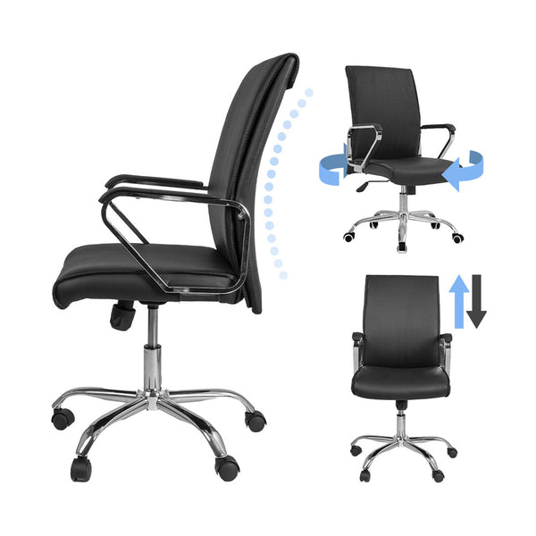 CONTINI Comfort office chair, black